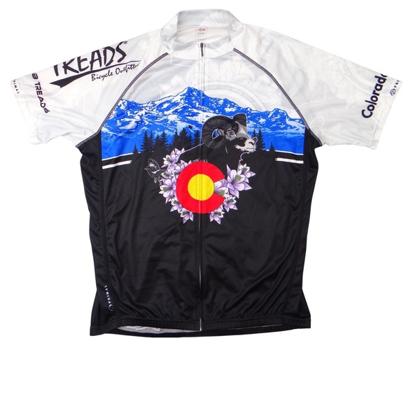primal Other - IKEADS Bicycle Outfitters Colorado Ram Mountain Cycling Jersey Men's‎ XL